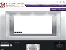 Tablet Screenshot of guy-lafond.com